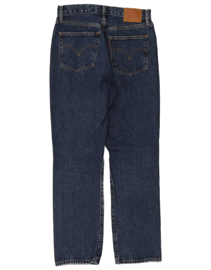 Мужские прямые джинсы Levi's 501 W28 L28 синие, хлопок