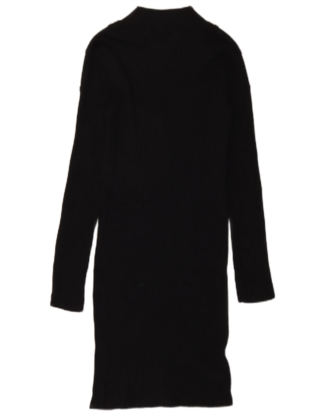 Женское платье-джемпер Zara UK 12, средний черный, вискоза