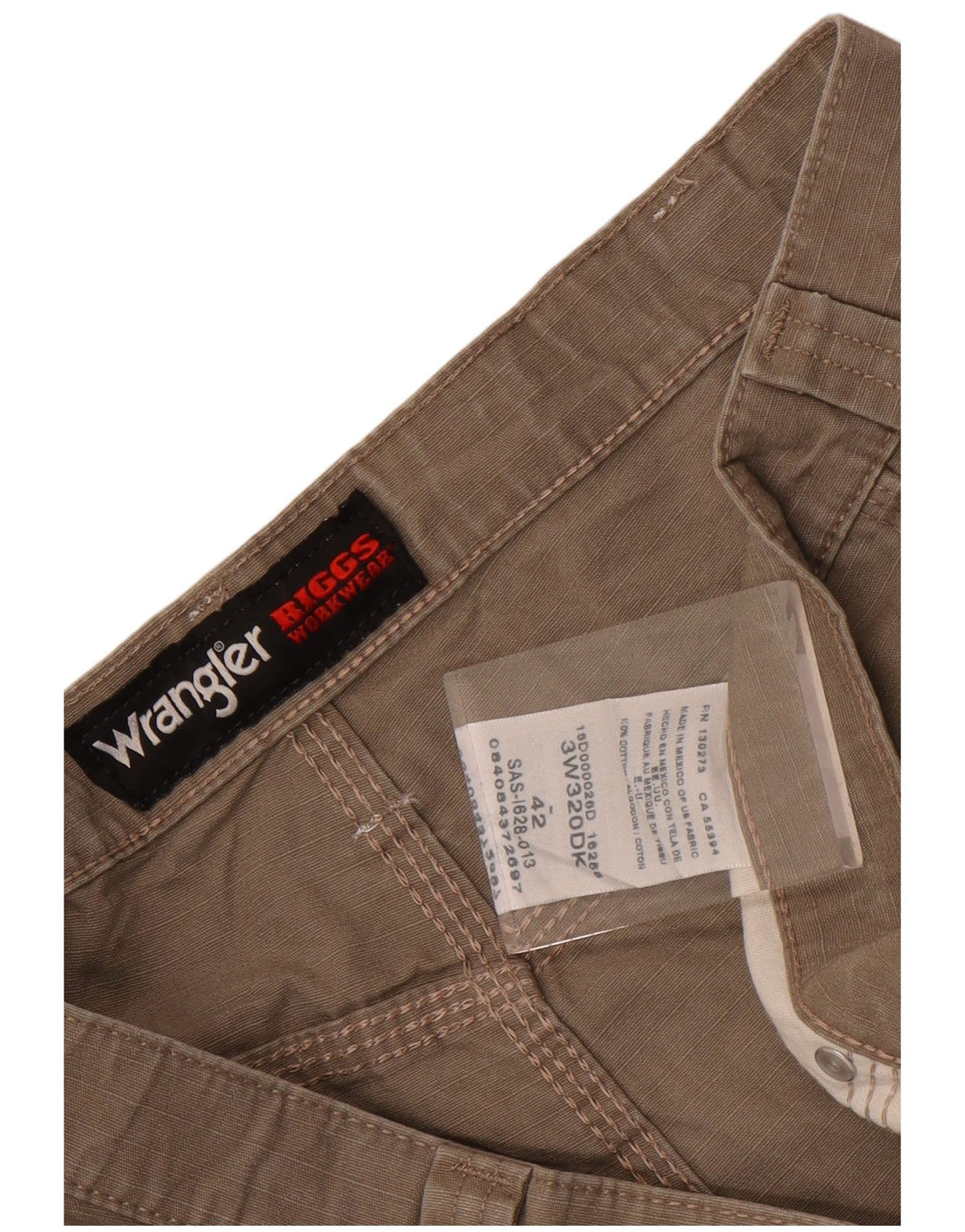 Мужские шорты карго Wrangler W42 2XL бежевые, хлопок