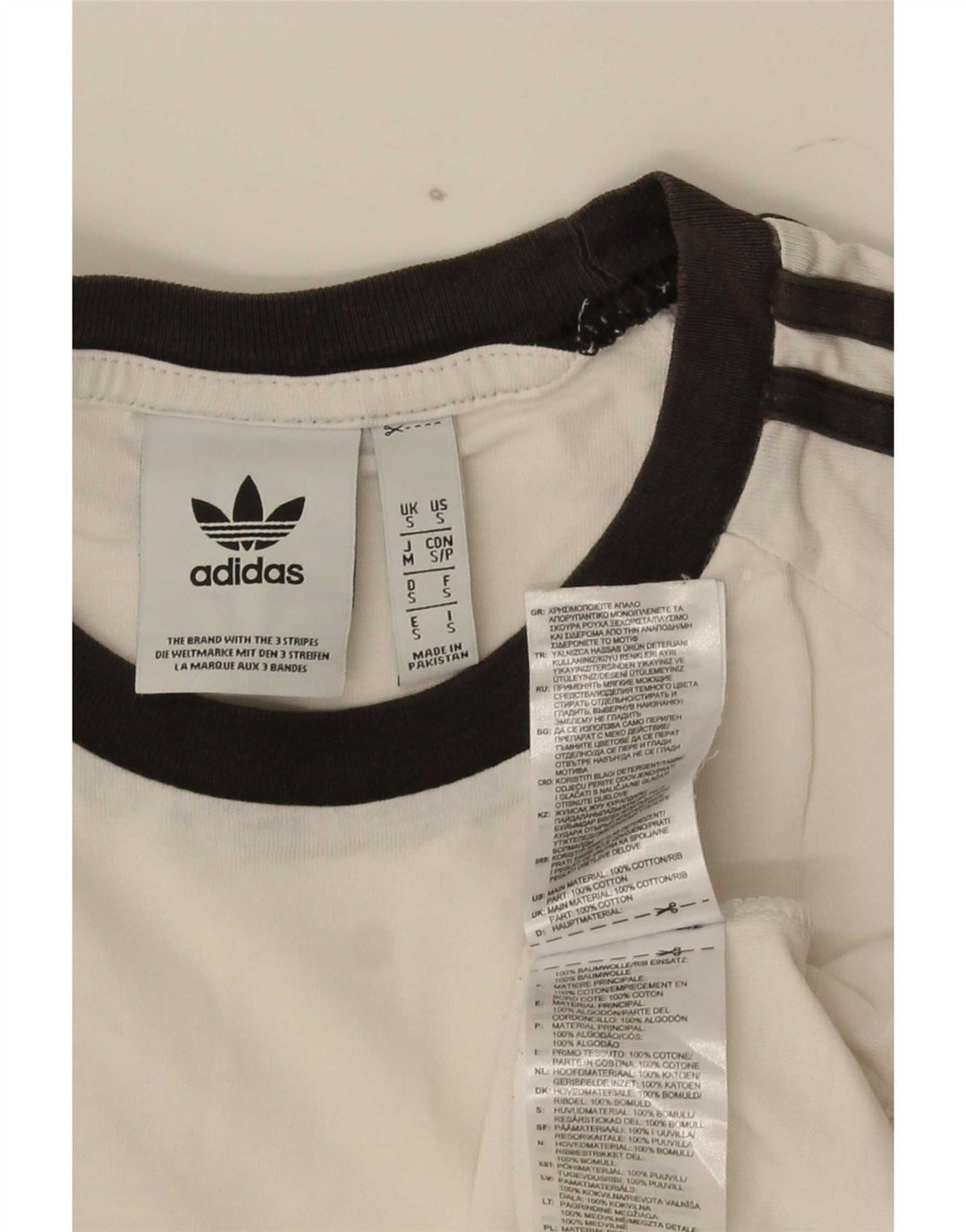 Adidas Мужская футболка Top Small White Cotton