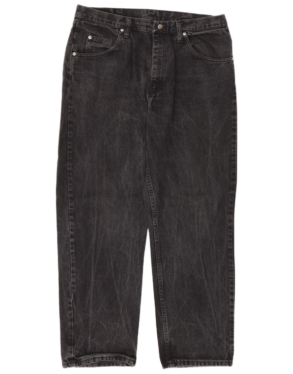 Мужские прямые джинсы свободного покроя Wrangler W36 L30, серый хлопок