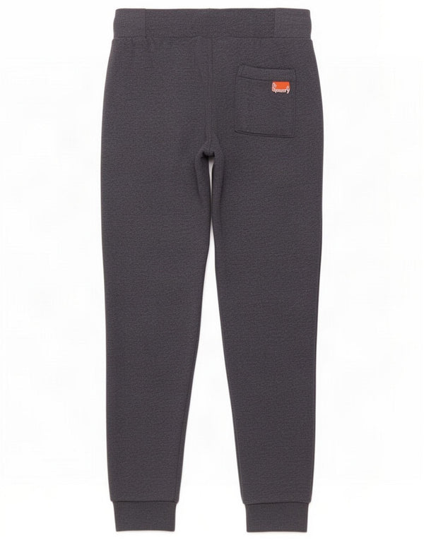 Superdry Womens Tracksuit Trousers Joggers UK 14 Medium Grey Cotton