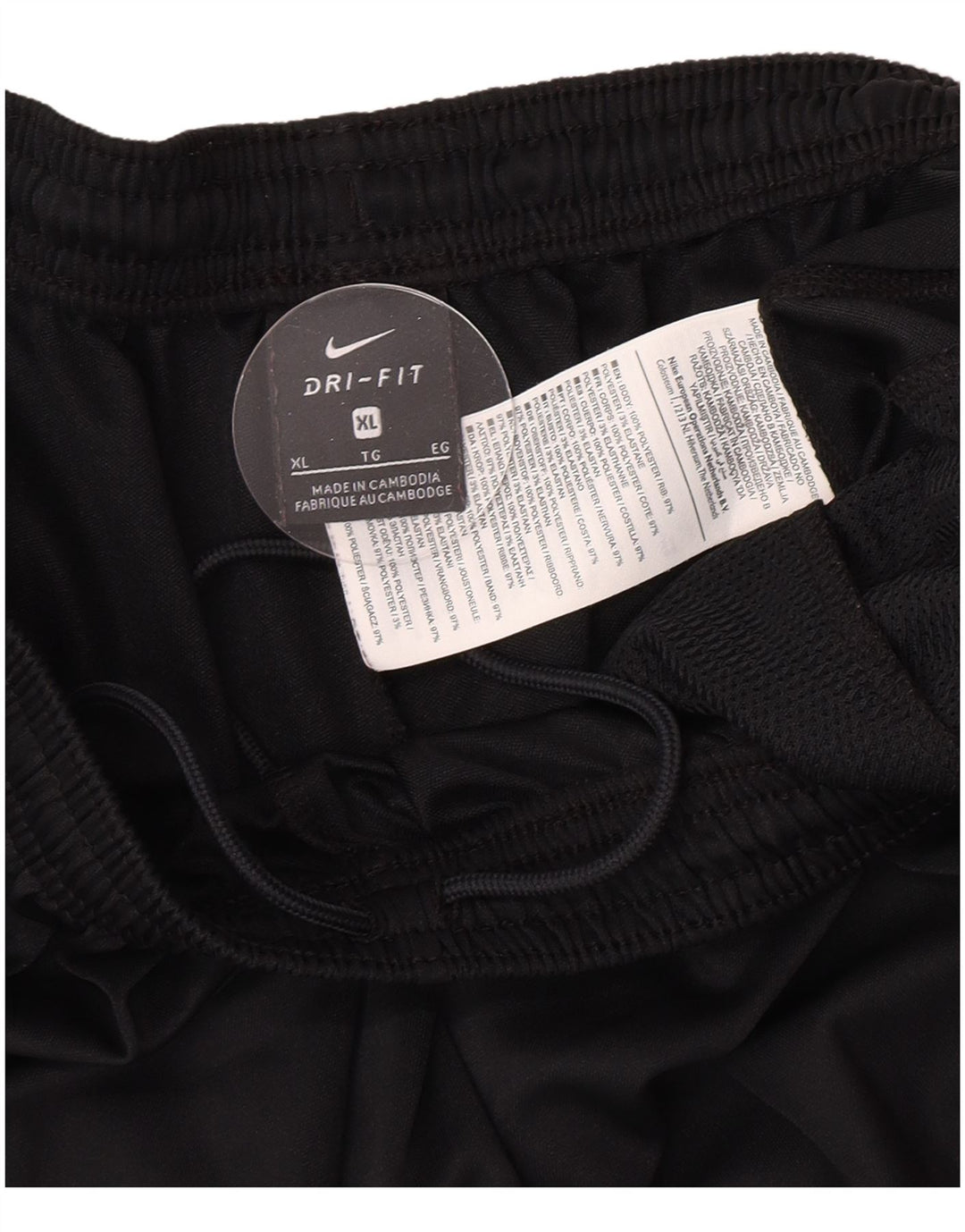 Спортивные брюки Nike Dri Fit для мальчиков 13–14 лет, XL, черный полиэстер