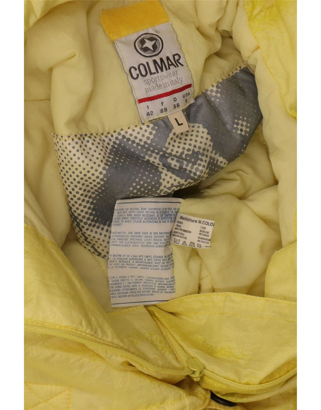 Женский лыжный комбинезон Colmar UK 16, большой желтый полиэстер