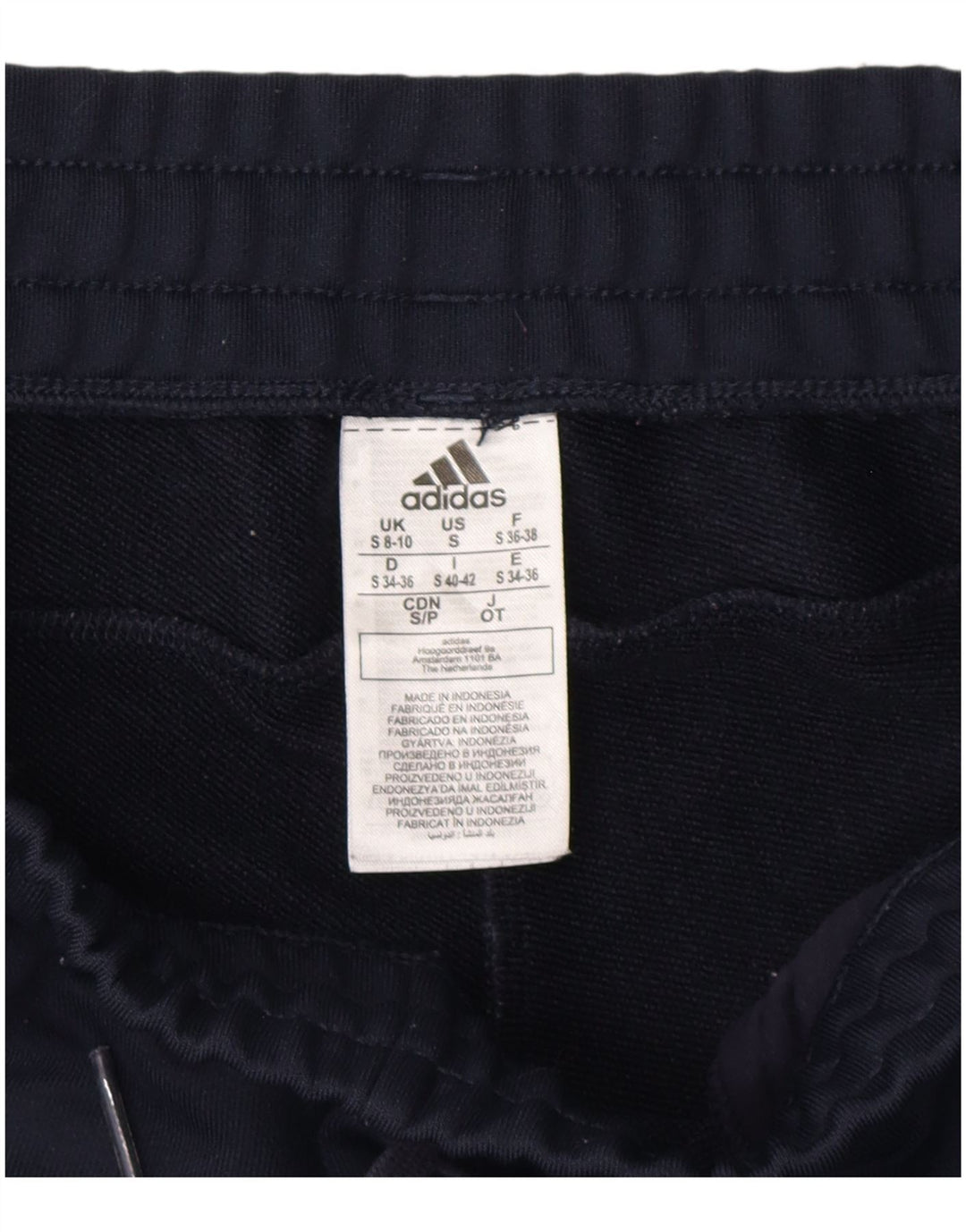 Женские спортивные брюки Adidas Joggers UK 8/10, маленький темно-синий полиэстер