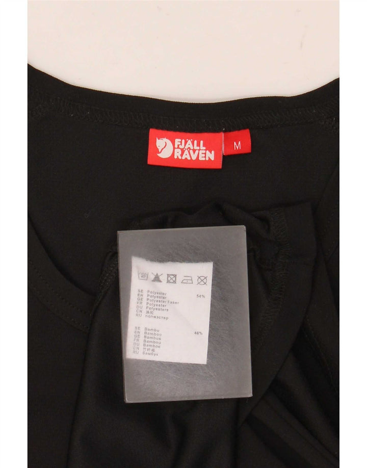 Женская футболка Fjall Raven Top UK 14, средний черный полиэстер