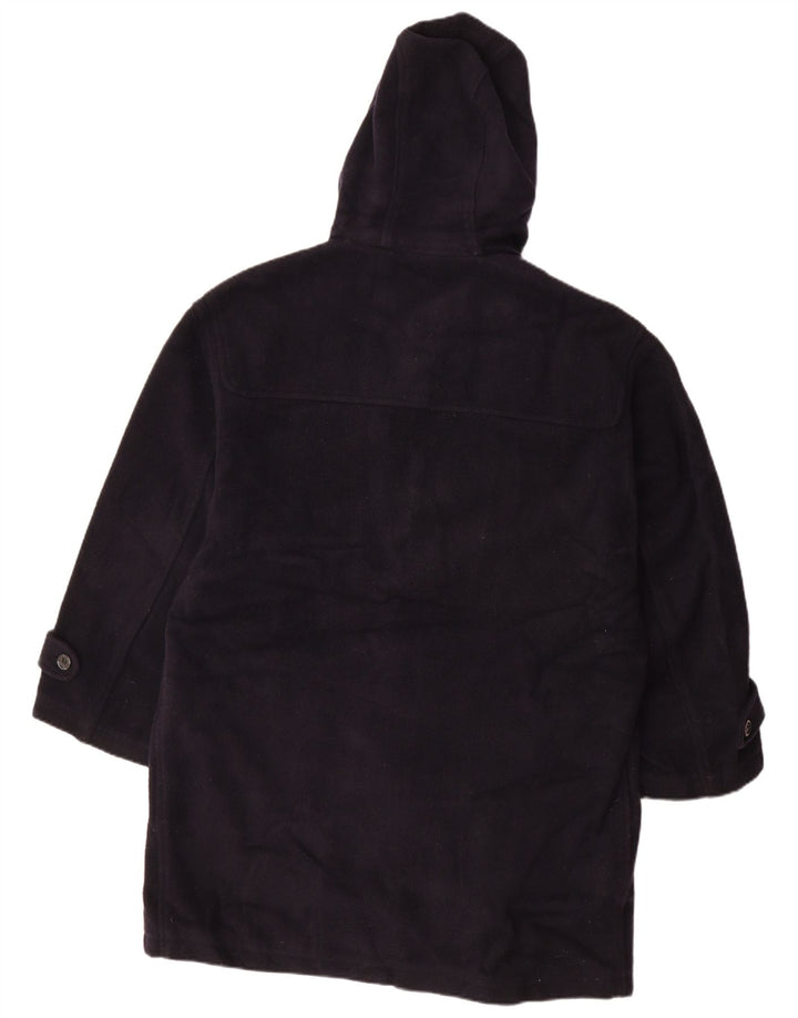 VINTAGE Мужской дафлкот с капюшоном IT 54 2XL Темно-синий