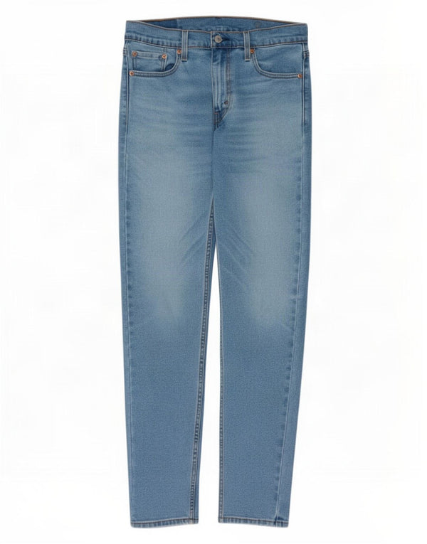 Мужские зауженные джинсы Levi's 512 W30 L34 синие, хлопок
