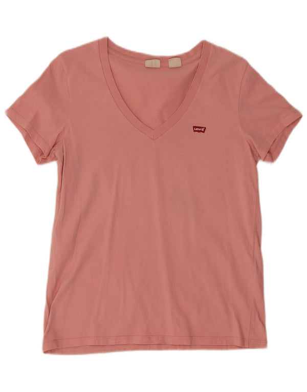 Женская футболка Levi's Top UK 10 Small Pink Cotton