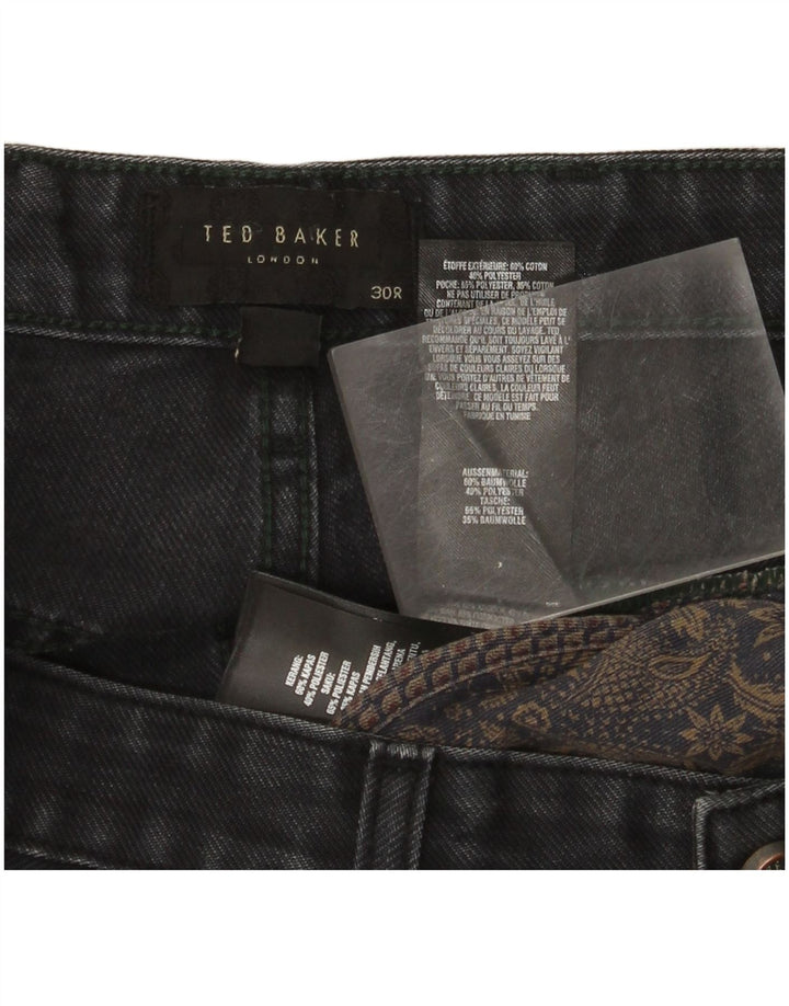 Женские узкие джинсы Ted Baker W30 L31, черные, хлопковые