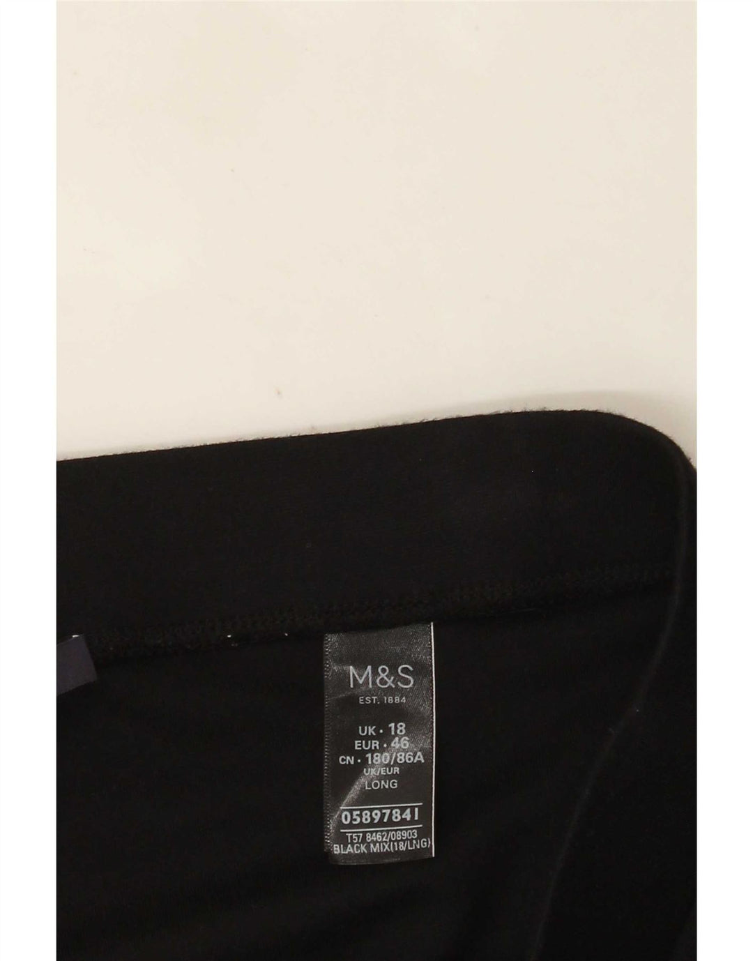 Женские леггинсы Marks & Spencer UK 18 XL, черные, вискоза