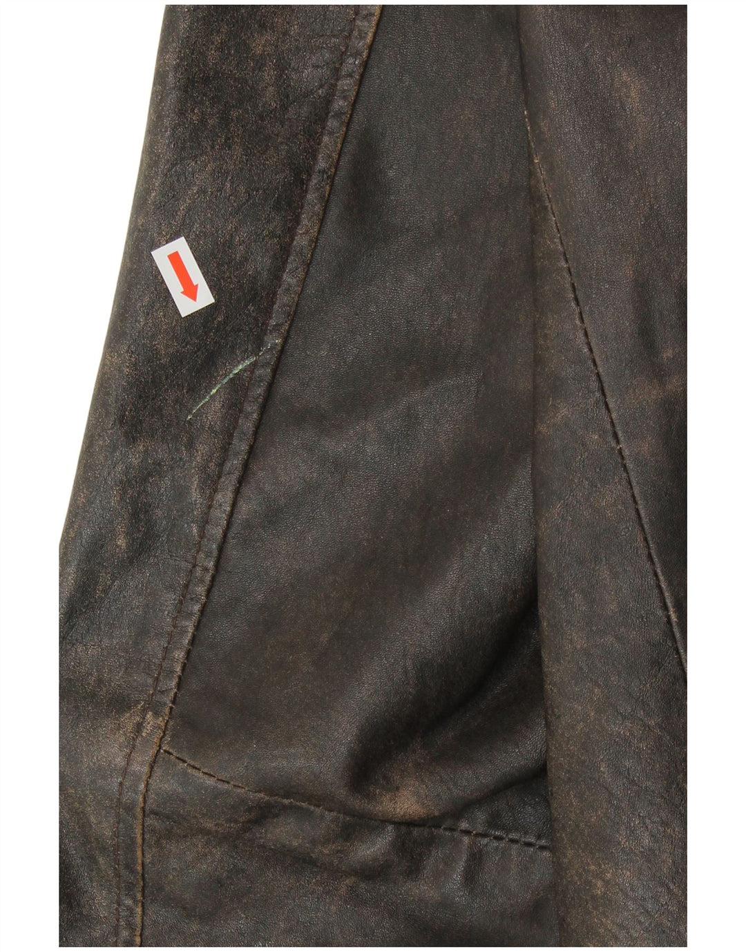 Мужская кожаная куртка Mays & Rose IT 50, большая коричневая кожа