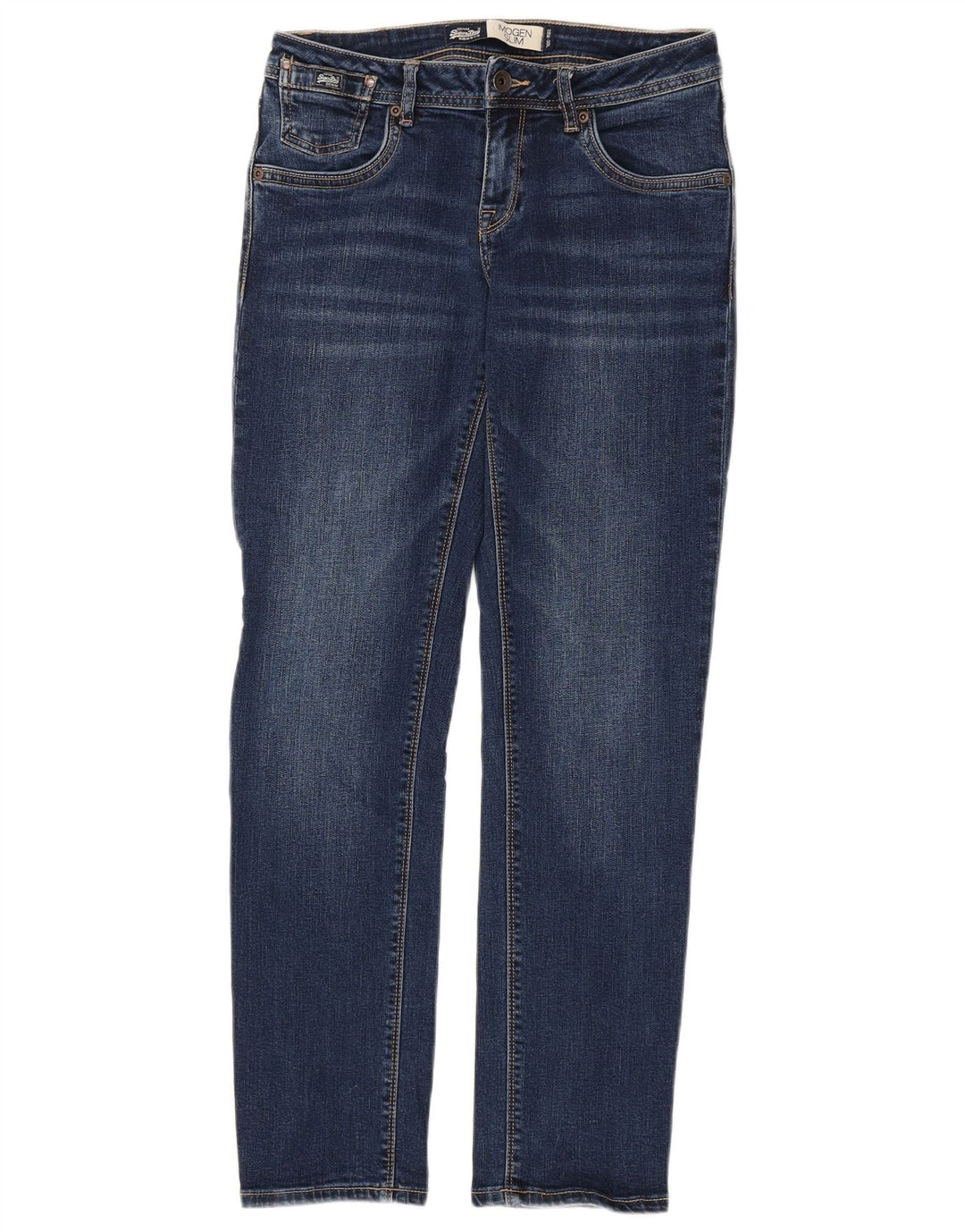 Женские узкие джинсы Imogen W28 L30 Superdry, синий хлопок