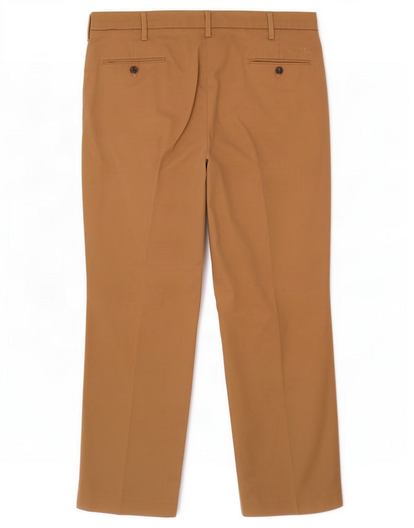 Мужские брюки-чиносы Dockers классического кроя W42 L32 бежевого цвета из полиэстера