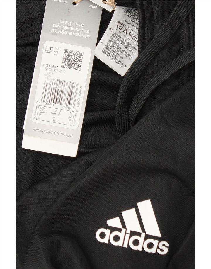 Adidas Мужские спортивные брюки Джоггеры Средний черный полиэстер