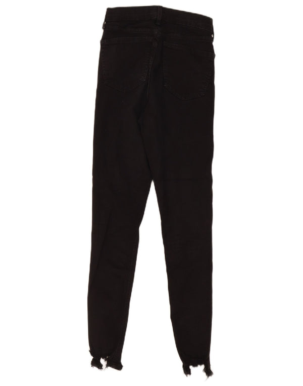 Женские джинсы скинни Topshop Jamie W25 L27, черный хлопок