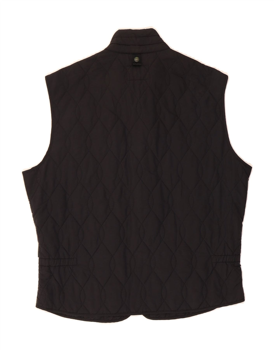 BREMA Mens Quilted Gilet IT 50 Large Black Nylon Vintage Brema and Second-Hand Brema from Messina Hembry 