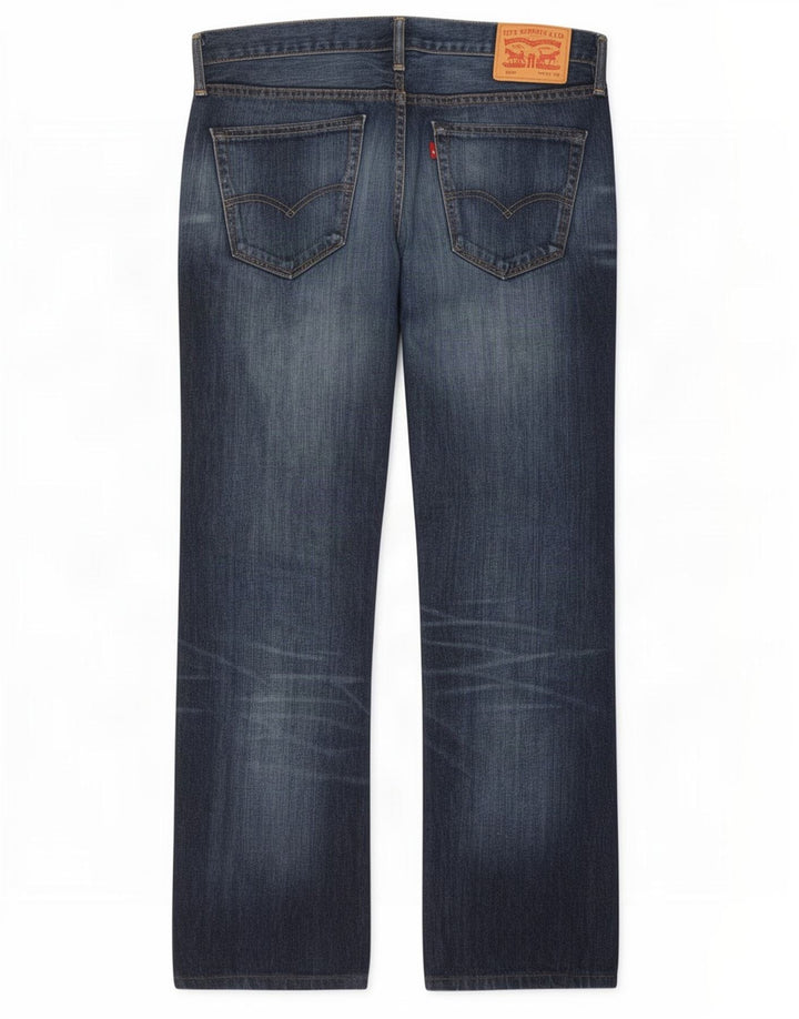 Мужские джинсы Levi's 527 Bootcut W34 L31 Темно-синие, хлопок