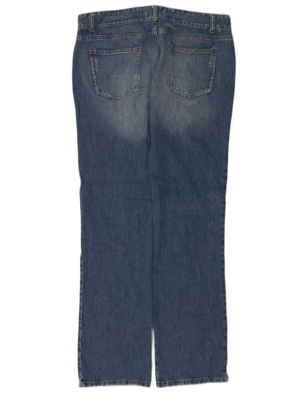 Женские прямые джинсы Benetton IT 48 XL W32 L34 Синие, хлопок