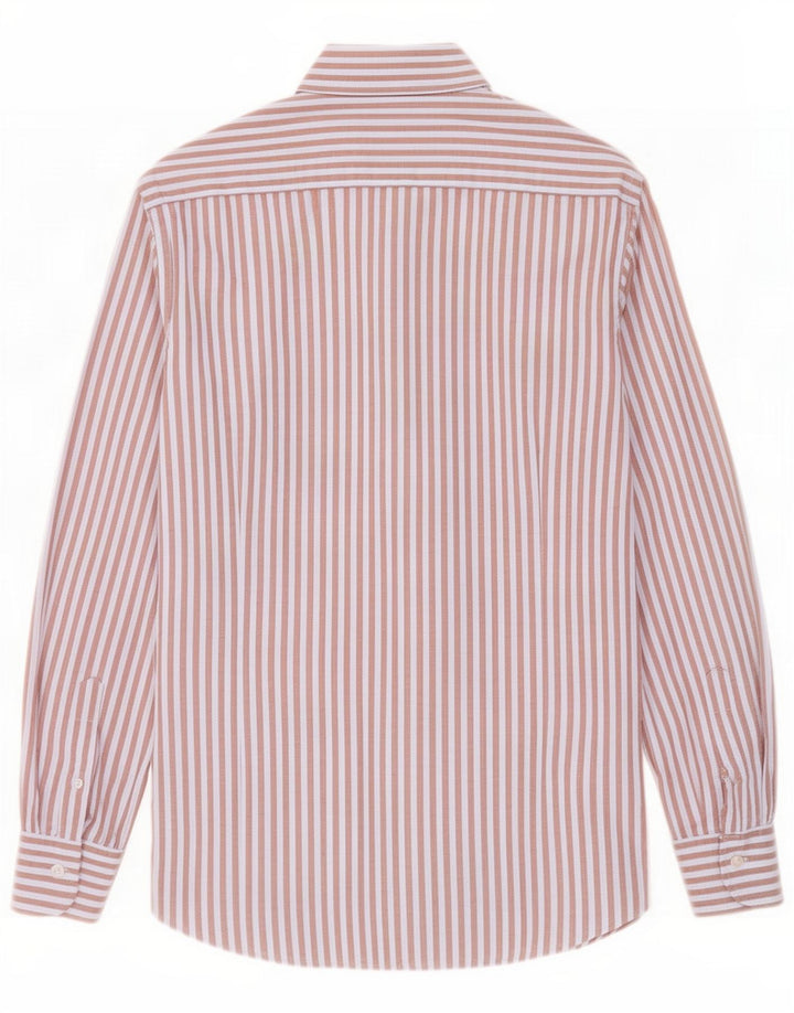 Мужская рубашка Massimo Dutti, средний коричневый в тонкую полоску