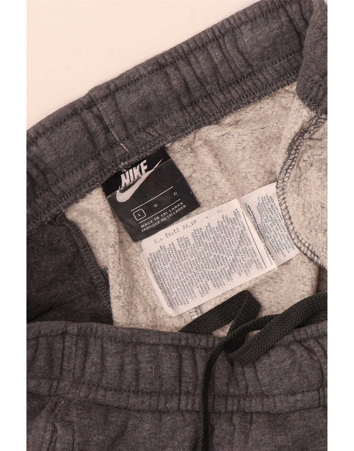 Мужские спортивные брюки Nike, большие серые, хлопковые