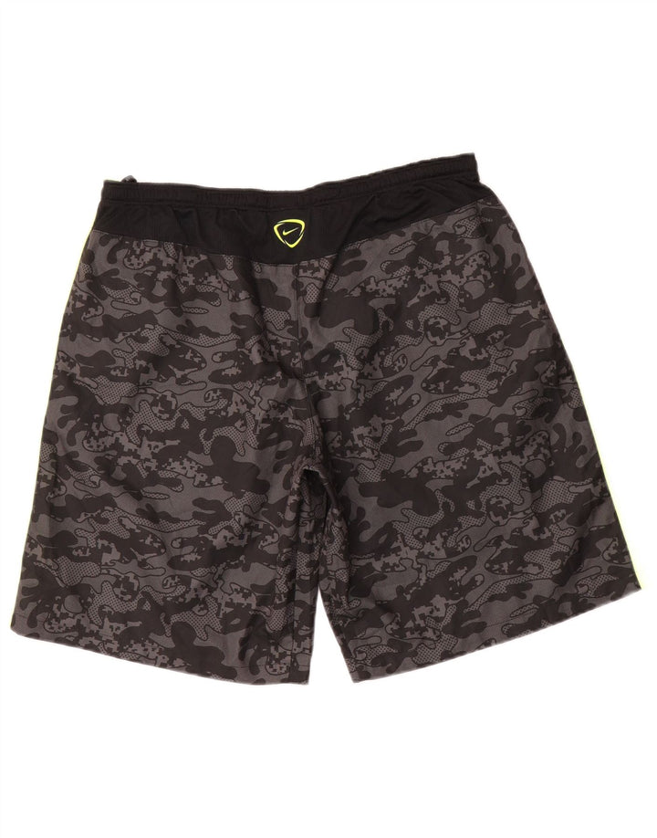 Мужские спортивные шорты Nike Dri Fit, большие черные, полиэстер