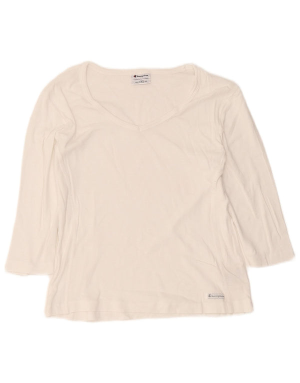 Женский топ Champion с рукавом 3/4, UK 18 XL, белый хлопок