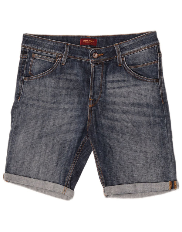 Мужские джинсовые шорты Jack & Jones Medium W32 Синие, хлопок