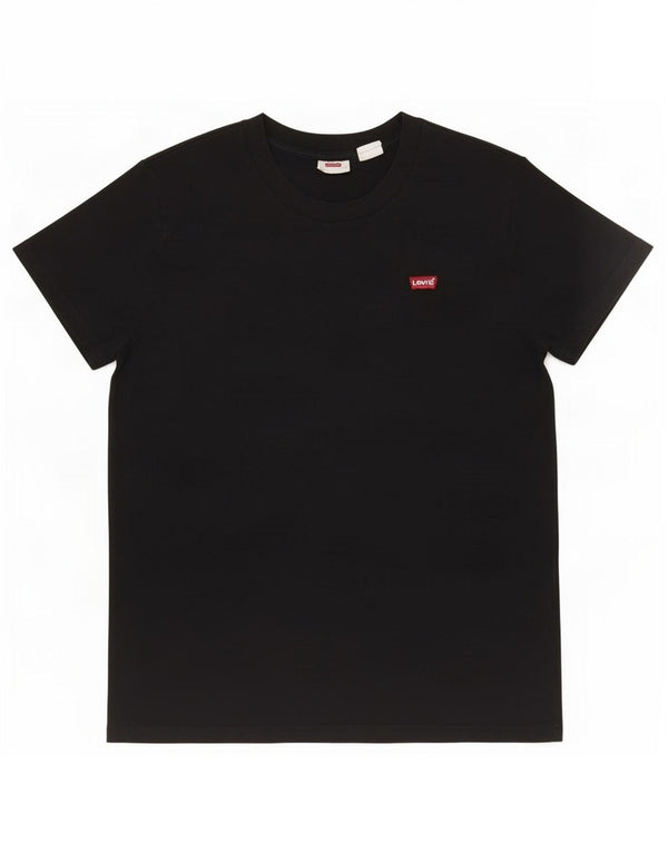 Женская футболка Levi's Top UK 10, маленькая, черная