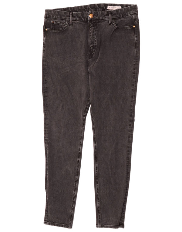 Женские джинсы скинни Marks & Spencer The Magic UK 16, большие W34 L28, черные