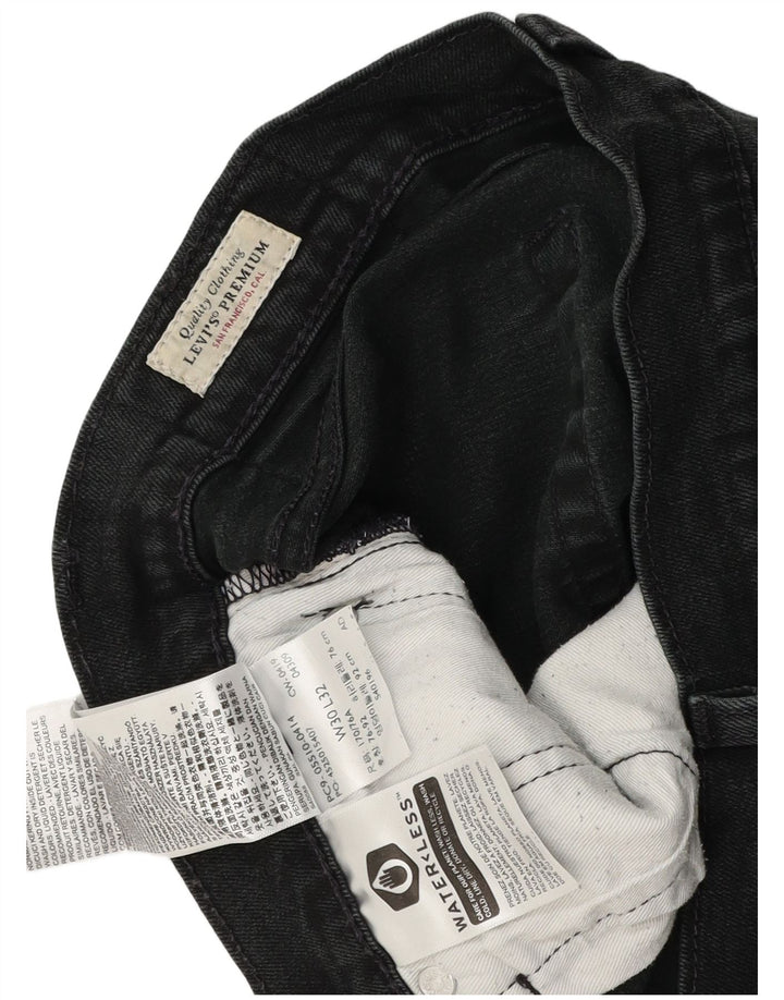 Женские узкие джинсы Levi's 511 W30 L30, черный хлопок