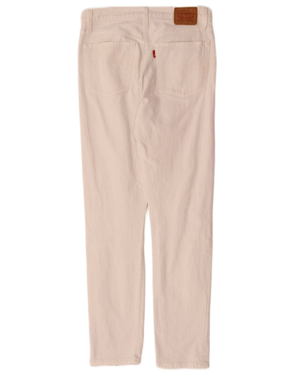 Прямые джинсы Levi's Boys 501 13-14 лет W26 L30, белый хлопок