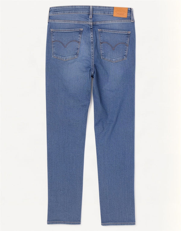 Женские укороченные джинсы скинни Levi's 721 с высокой посадкой W31 L26, синие, хлопок