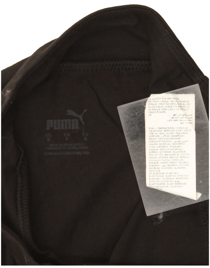 Женские леггинсы с рисунком Puma UK 8, маленькие черные хлопковые