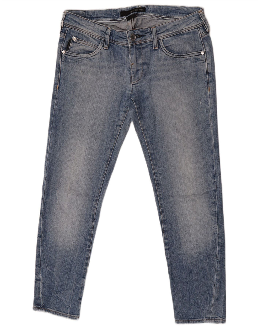 Женские джинсы скинни Calvin Klein W30 L26 синие