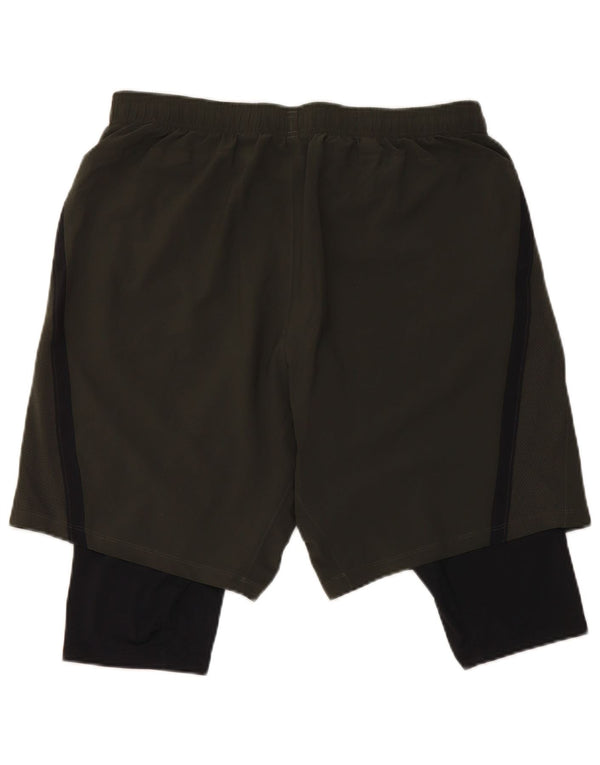 Under Armour Mens Heat Gear Sport Shorts 2XL Black Polyester