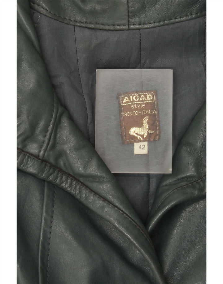 Куртка женская кожаная Aicad IT 42 Medium Green