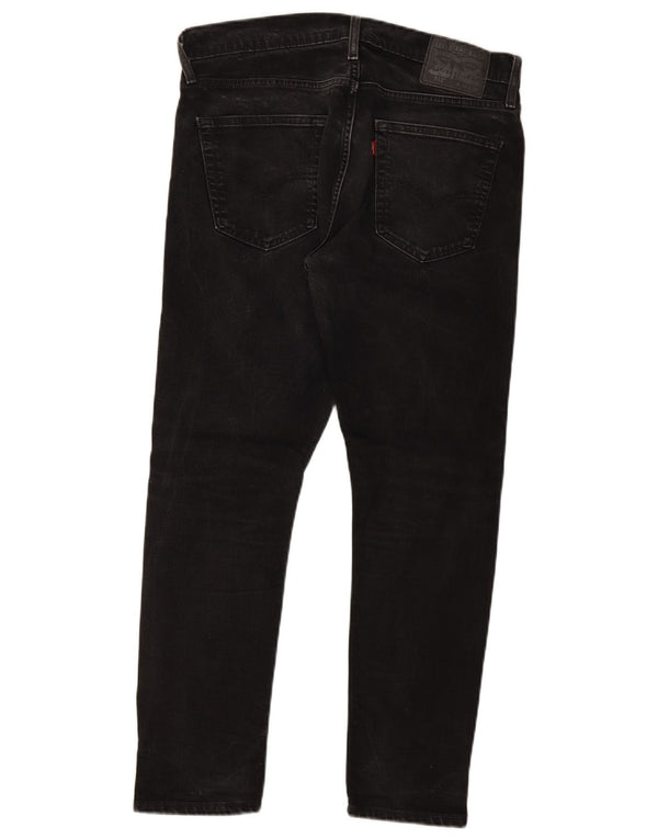 Мужские зауженные зауженные джинсы Levi's 512 W34 L30, черный хлопок