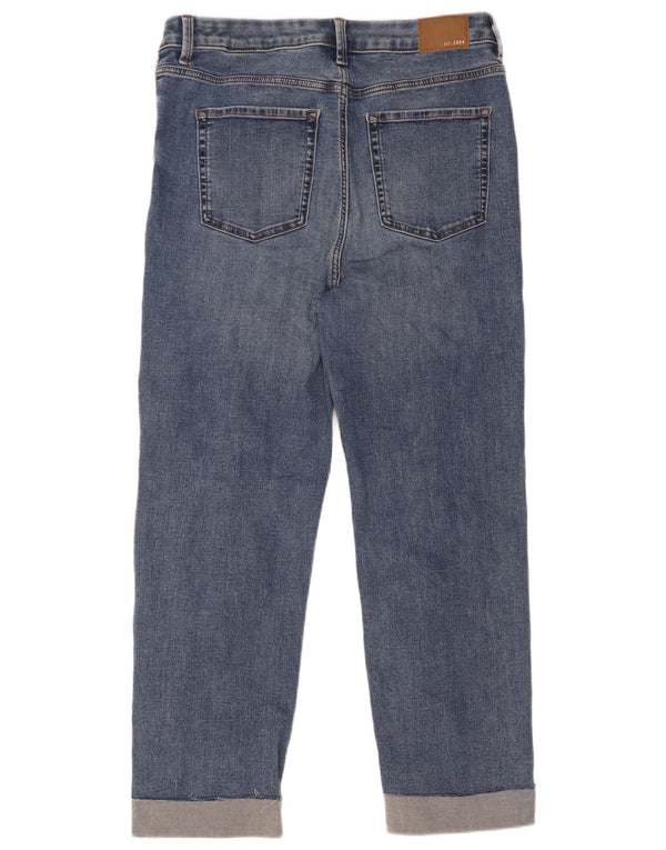 Marks & Spencer Womens Slim High Waist Jeans UK 14 Large W32 L26 Blue