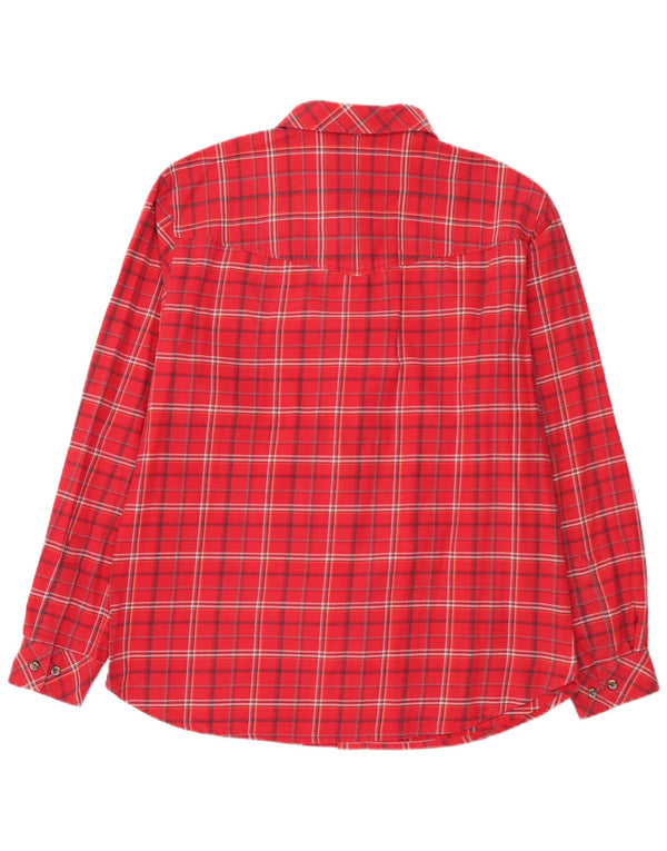 Мужская фланелевая рубашка Jack Wolfskin UK 44/46 XL, хлопок в красную клетку