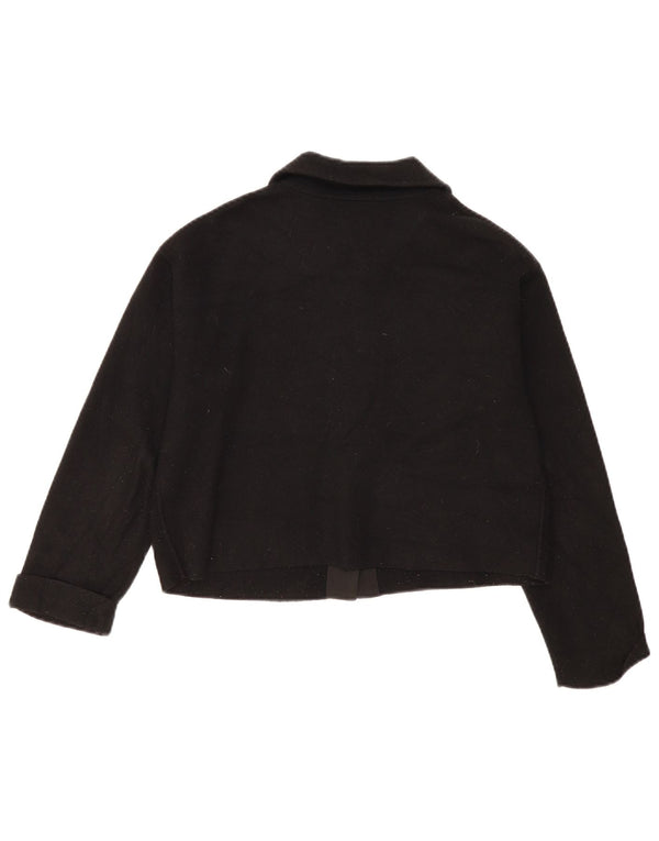 Женское укороченное болеро большого размера Massimo Dutti UK 6 XS, черный