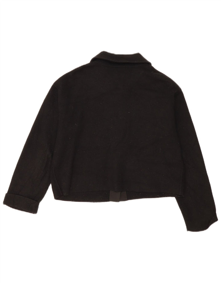 Женское укороченное болеро большого размера Massimo Dutti UK 6 XS, черный