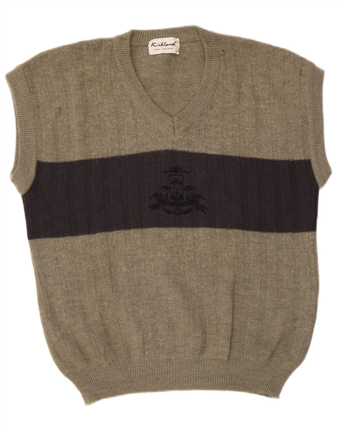 Мужская майка KIRKLAND безрукавка IT 52, цвет хаки, цветной блок, большой размер