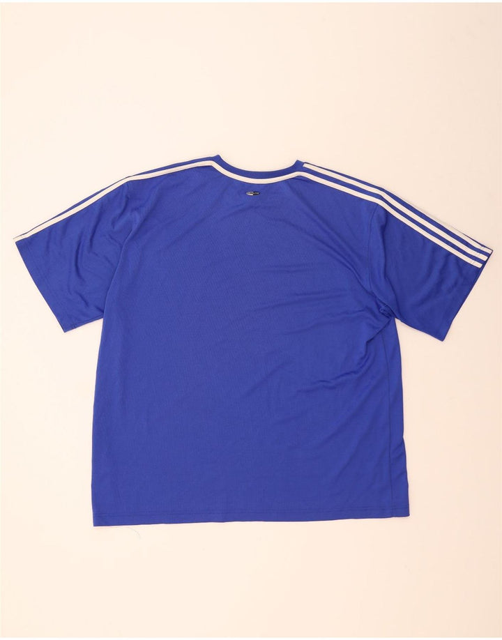 Мужская футболка ADIDAS Climalite 2XL, синий полиэстер