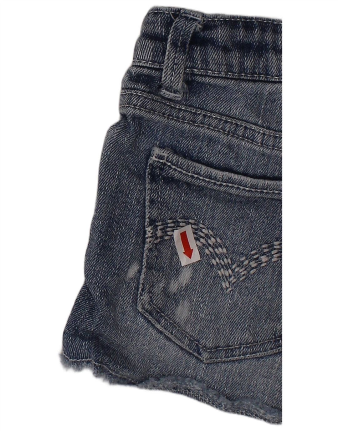 Джинсовые шорты LEVI'S для девочек 7-8 лет W24 Blue Ramie