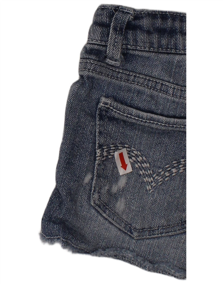 Джинсовые шорты LEVI'S для девочек 7-8 лет W24 Blue Ramie