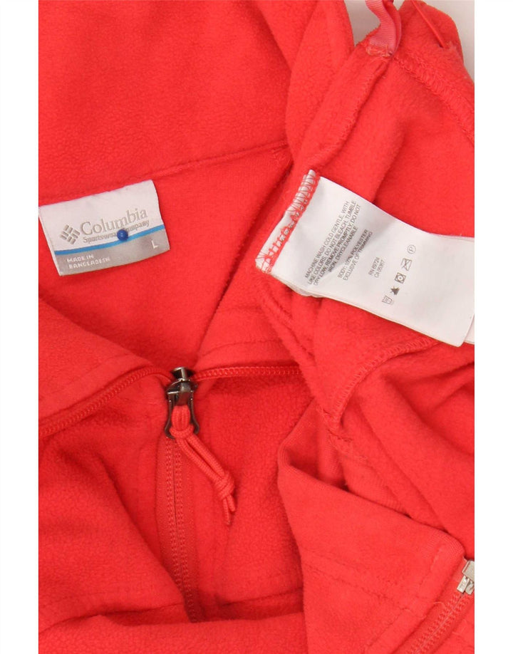 Женская флисовая куртка Columbia UK 16, большой красный полиэстер