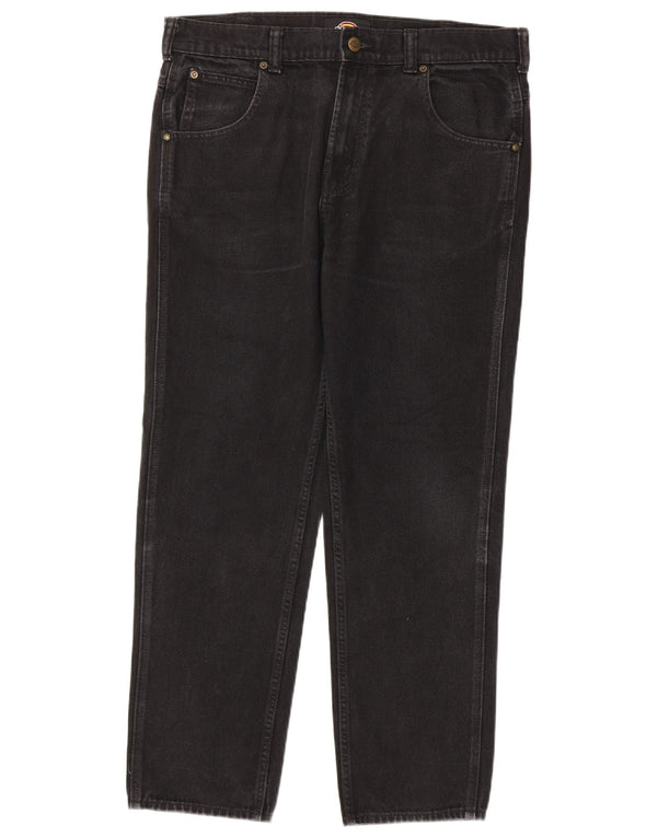 Мужские прямые джинсы Dickies W32 L30, черный хлопок