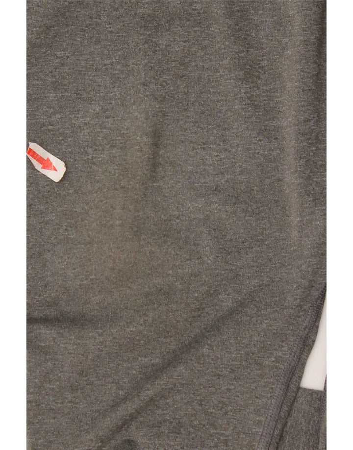 Мужские укороченные леггинсы с графическим рисунком Nike 2XL, серые с цветными блоками