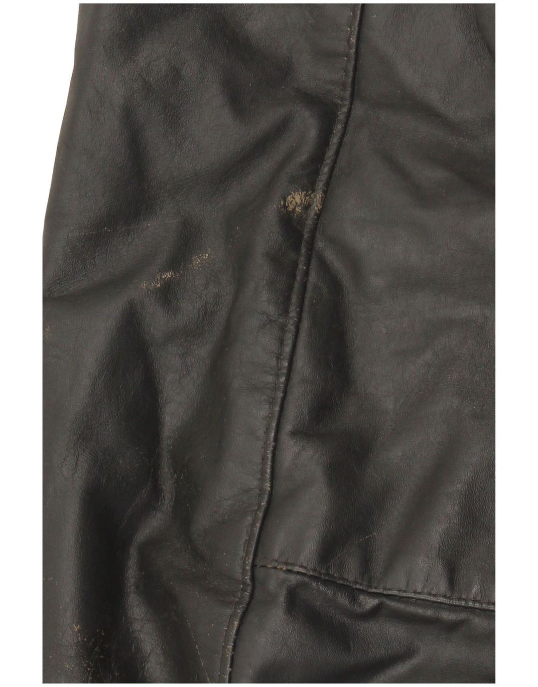 Мужская кожаная куртка VINTAGE UK 40, большая серая кожаная